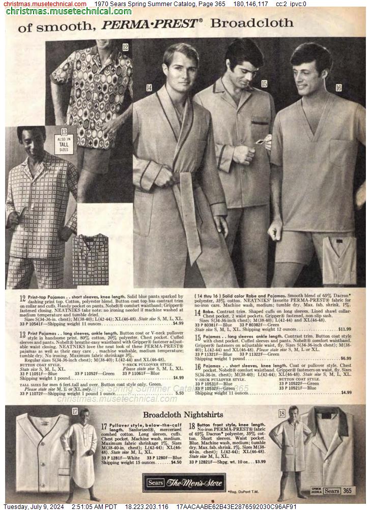 1970 Sears Spring Summer Catalog, Page 365