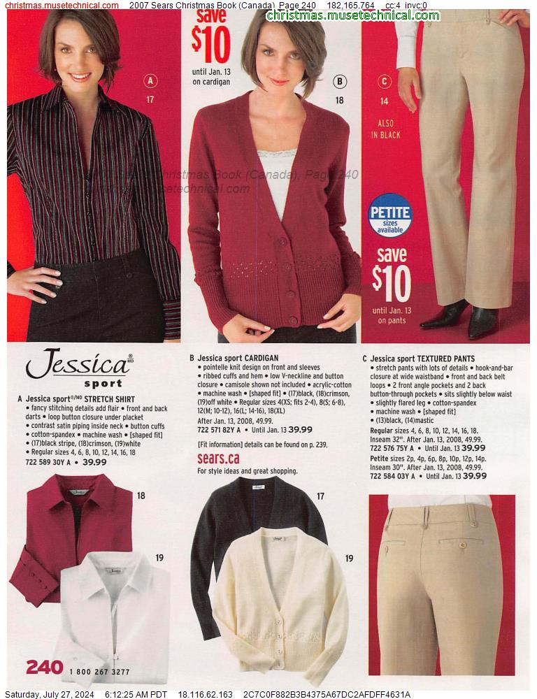 2007 Sears Christmas Book (Canada), Page 240