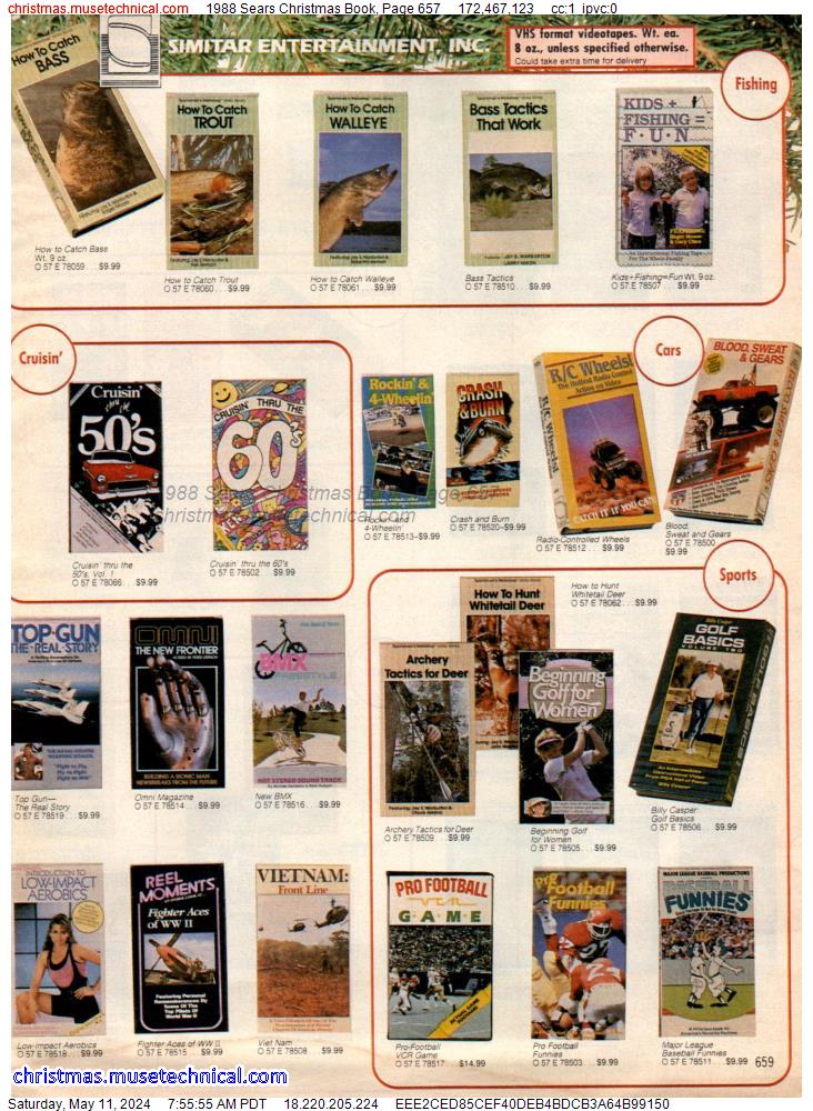 1988 Sears Christmas Book, Page 657