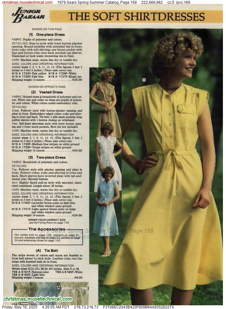 1979 Sears Spring Summer Catalog, Page 158