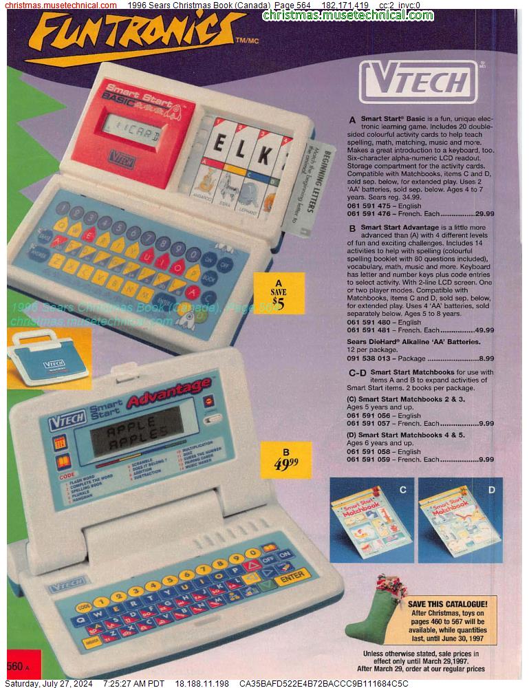 1996 Sears Christmas Book (Canada), Page 564
