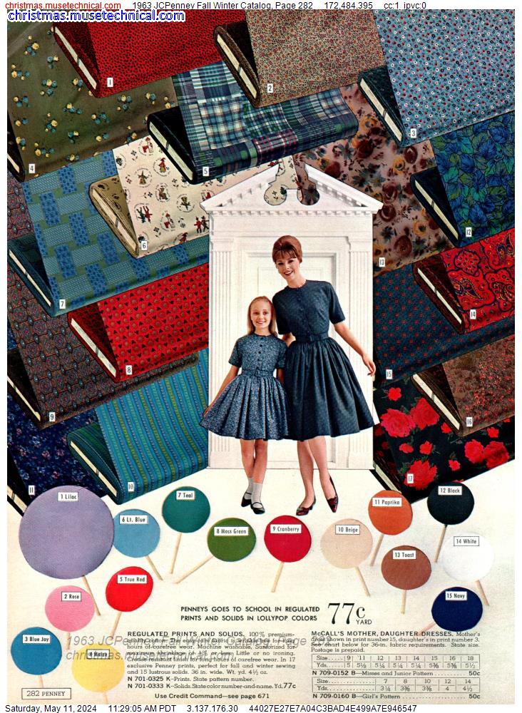 1963 JCPenney Fall Winter Catalog, Page 282