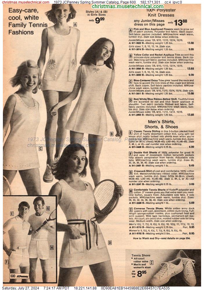 1973 JCPenney Spring Summer Catalog, Page 600