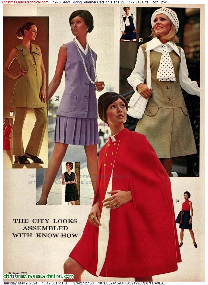 1970 Sears Spring Summer Catalog, Page 32
