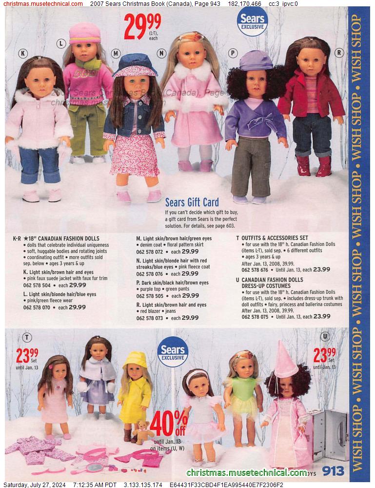 2007 Sears Christmas Book (Canada), Page 943