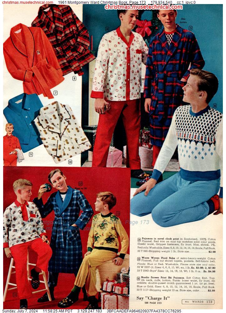 1961 Montgomery Ward Christmas Book, Page 173