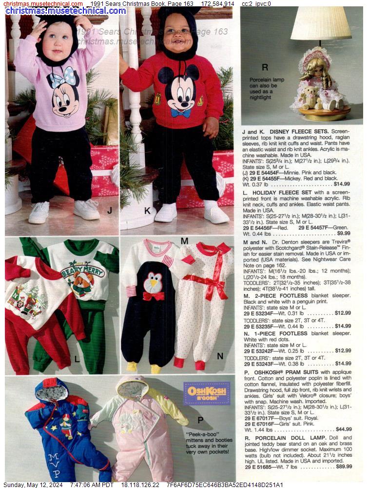 1991 Sears Christmas Book, Page 163