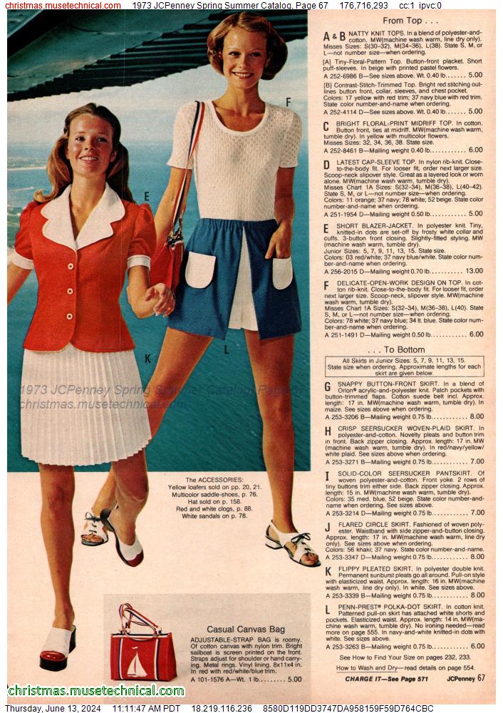 1973 JCPenney Spring Summer Catalog, Page 67