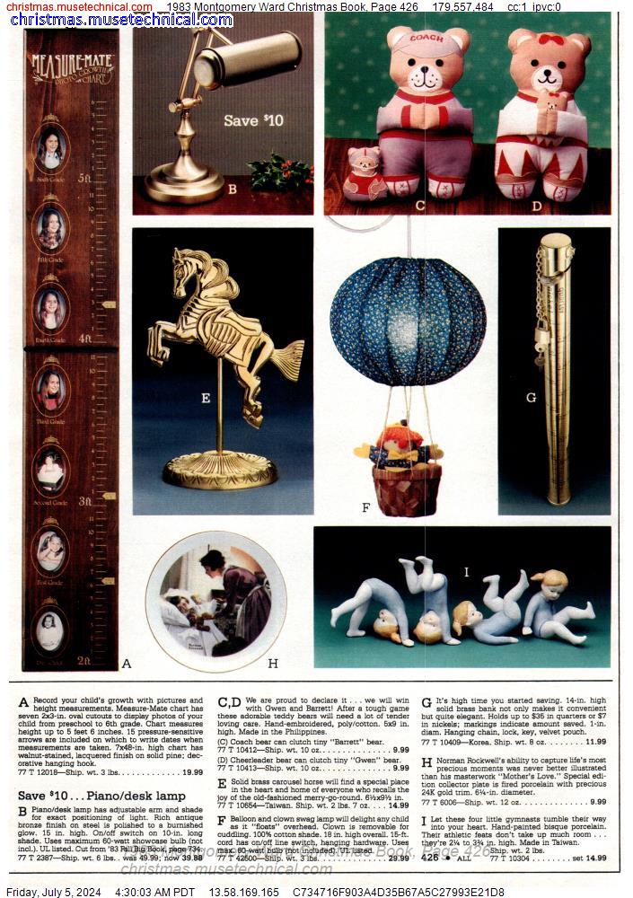 1983 Montgomery Ward Christmas Book, Page 426