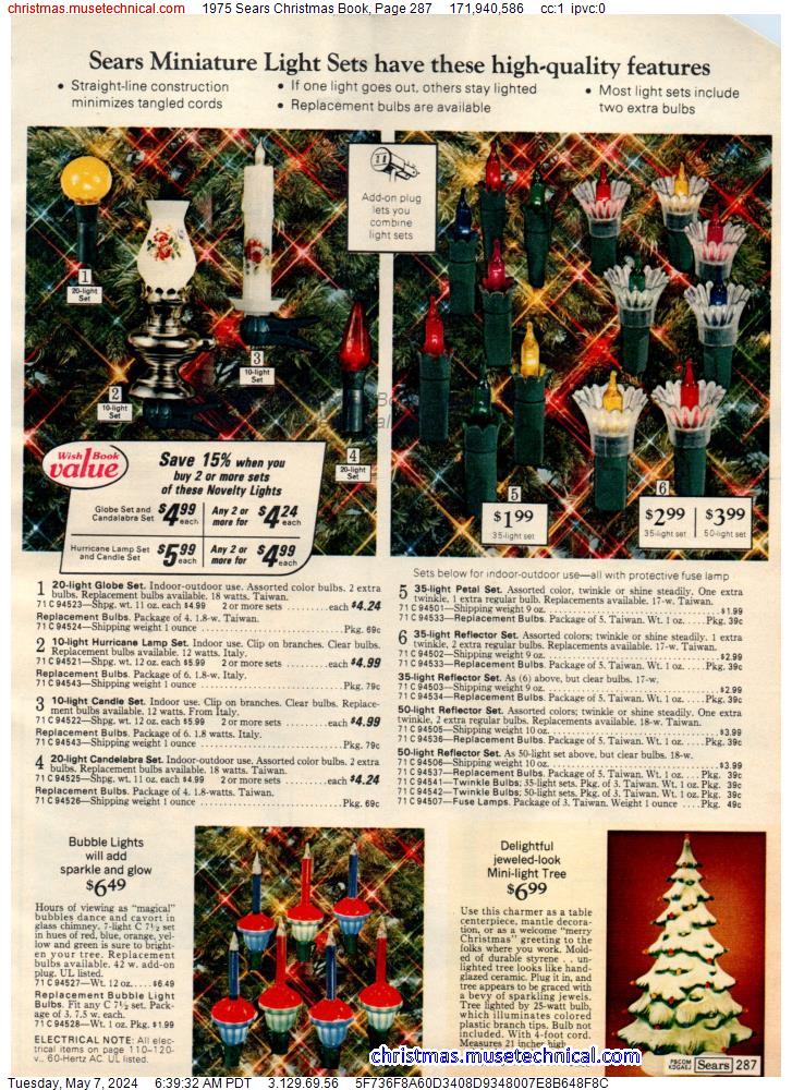 1975 Sears Christmas Book, Page 287
