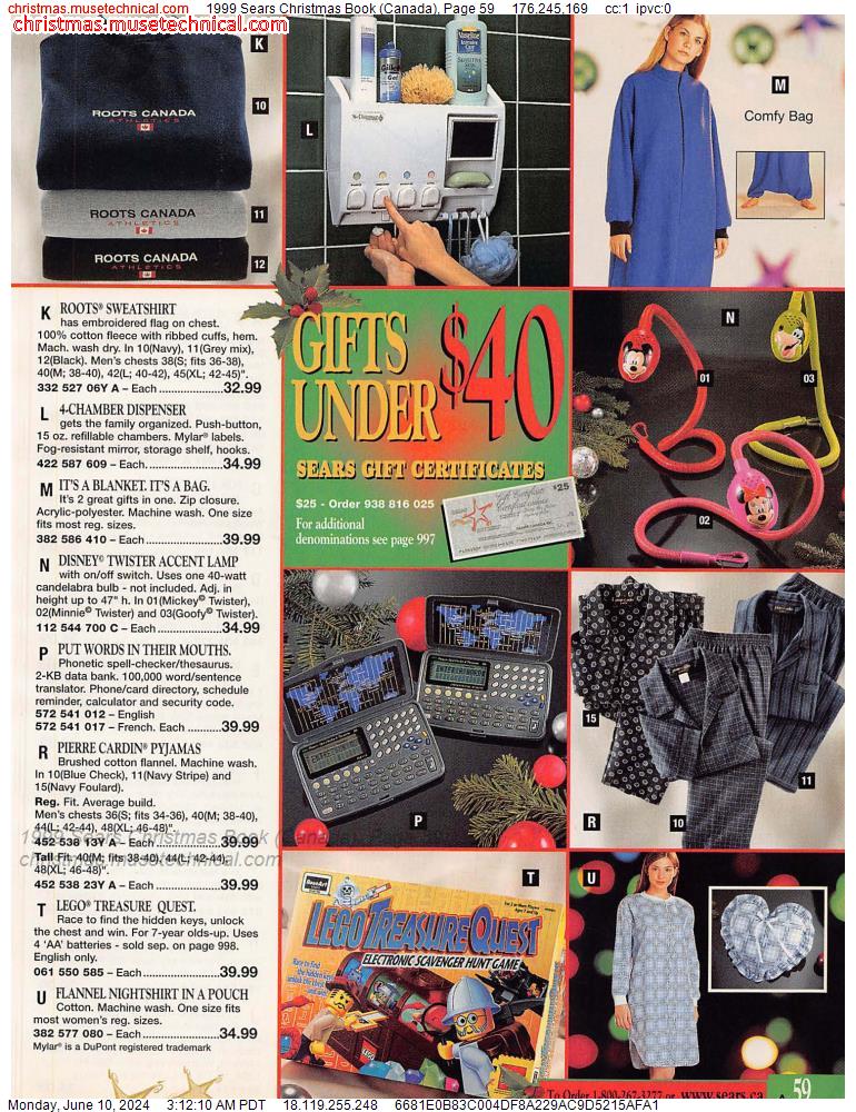 1999 Sears Christmas Book (Canada), Page 59