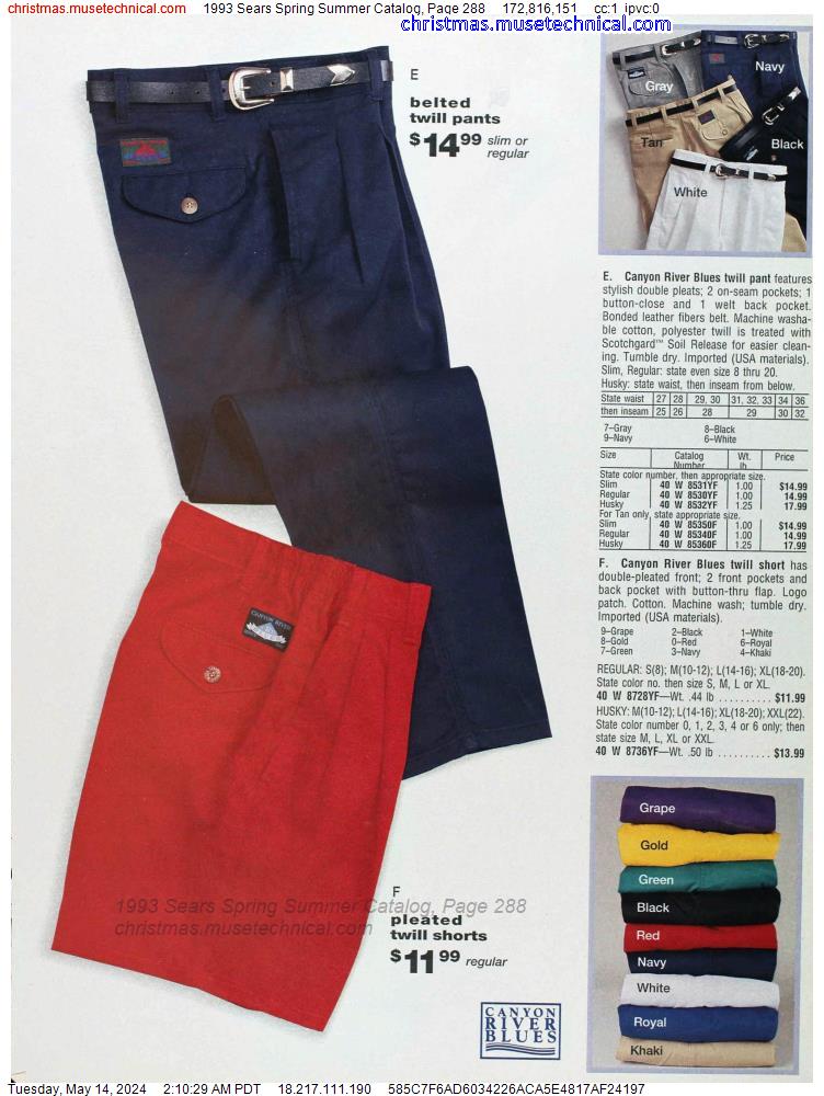 1993 Sears Spring Summer Catalog, Page 288