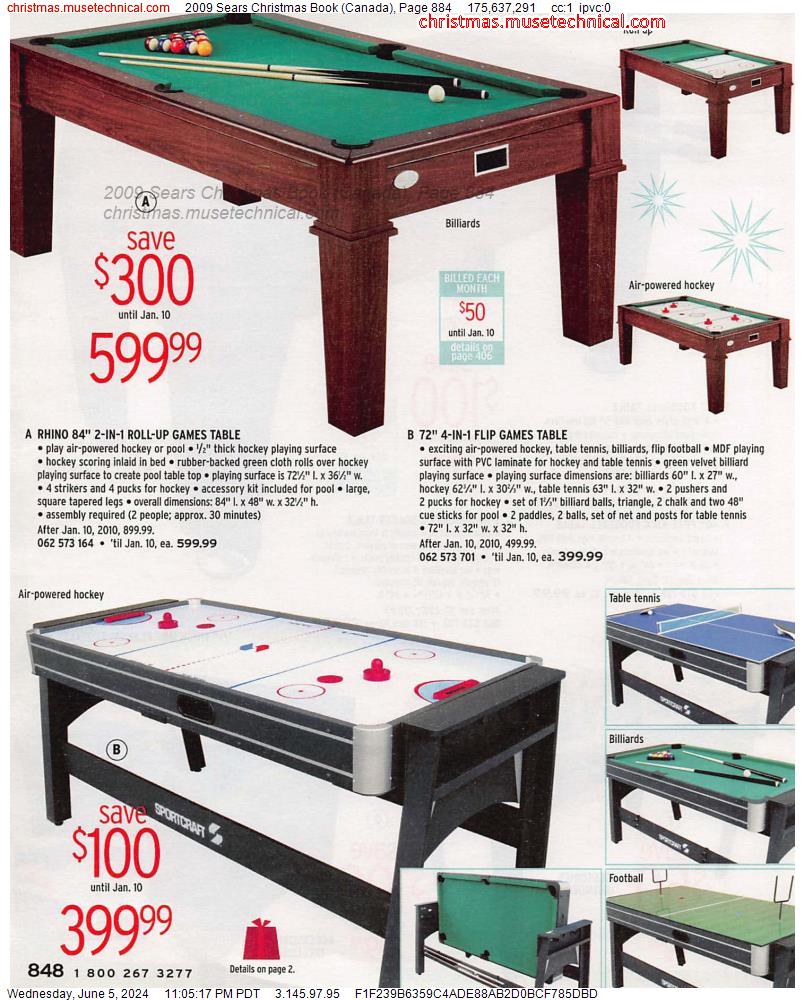 2009 Sears Christmas Book (Canada), Page 884
