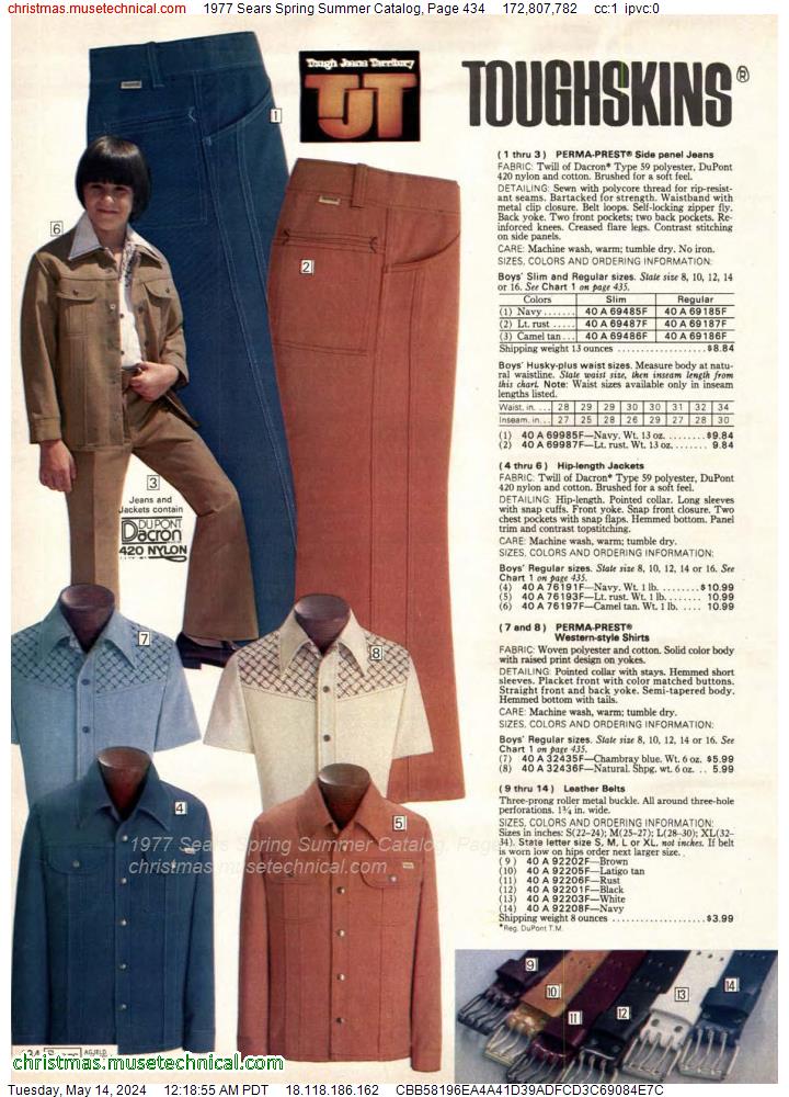 1977 Sears Spring Summer Catalog, Page 434