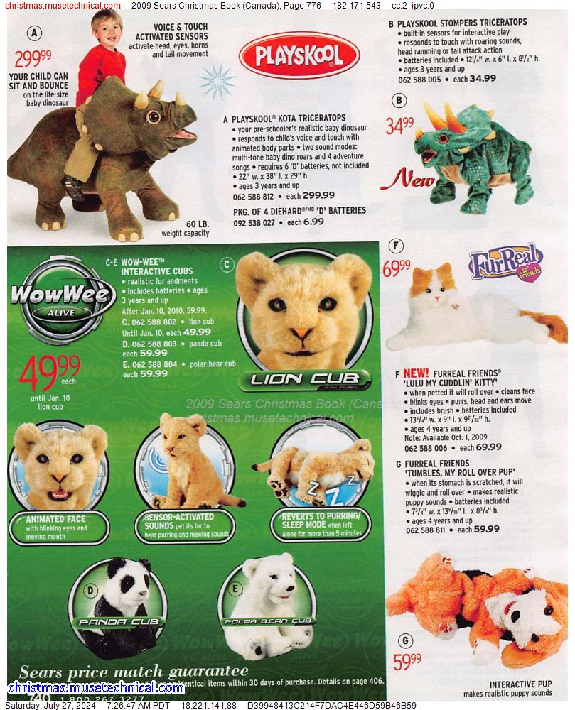 2009 Sears Christmas Book (Canada), Page 776
