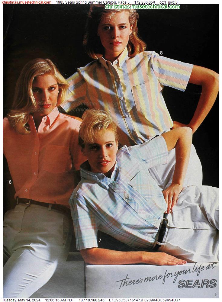 1985 Sears Spring Summer Catalog, Page 5