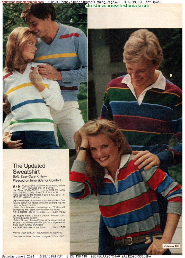 1981 JCPenney Spring Summer Catalog, Page 403