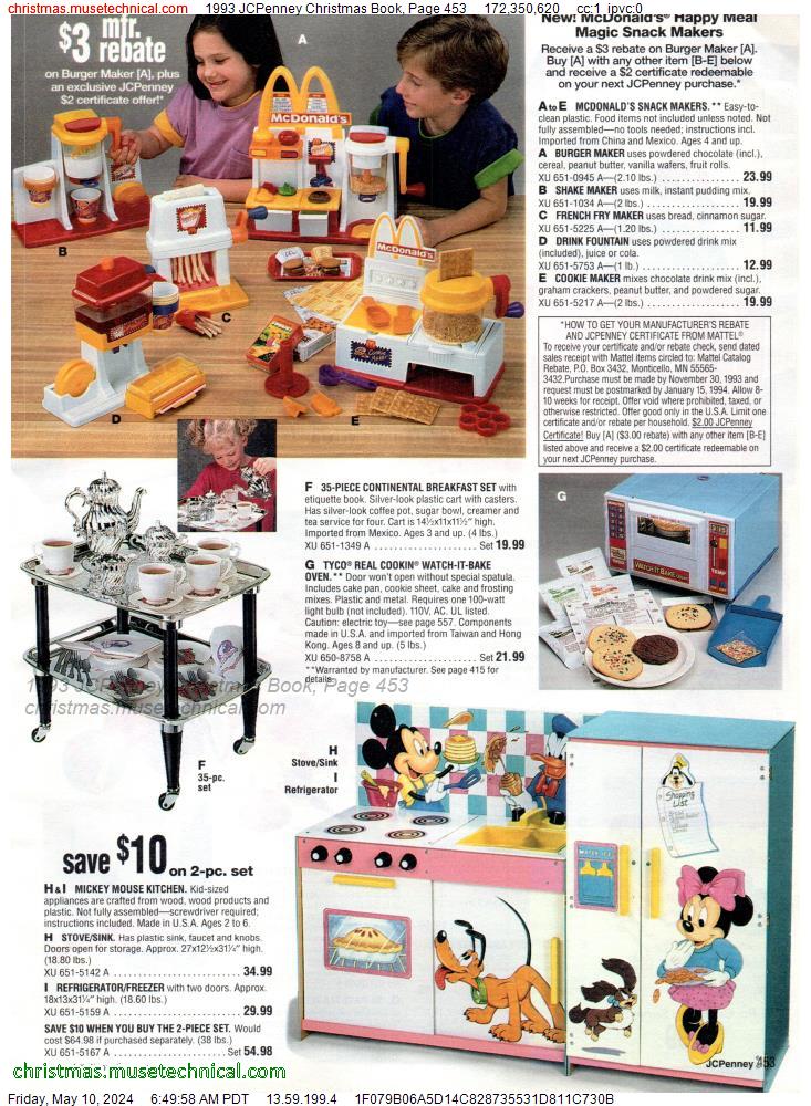 1993 JCPenney Christmas Book, Page 453