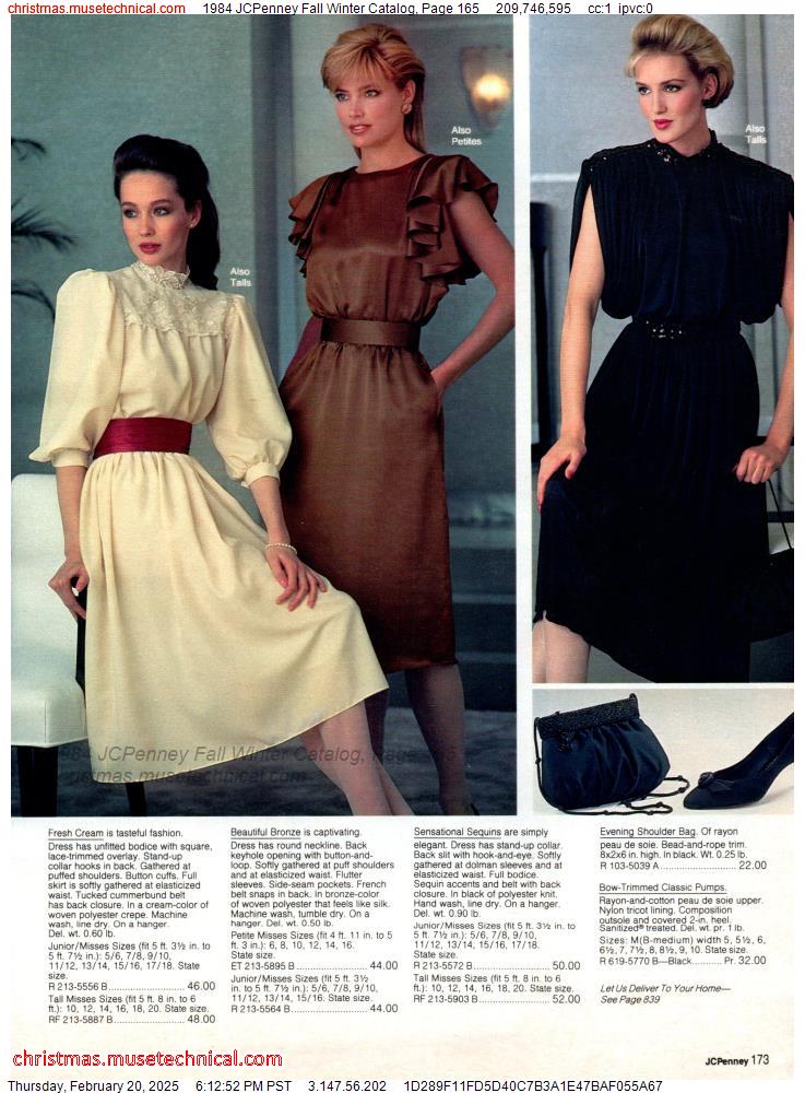 1984 JCPenney Fall Winter Catalog, Page 165