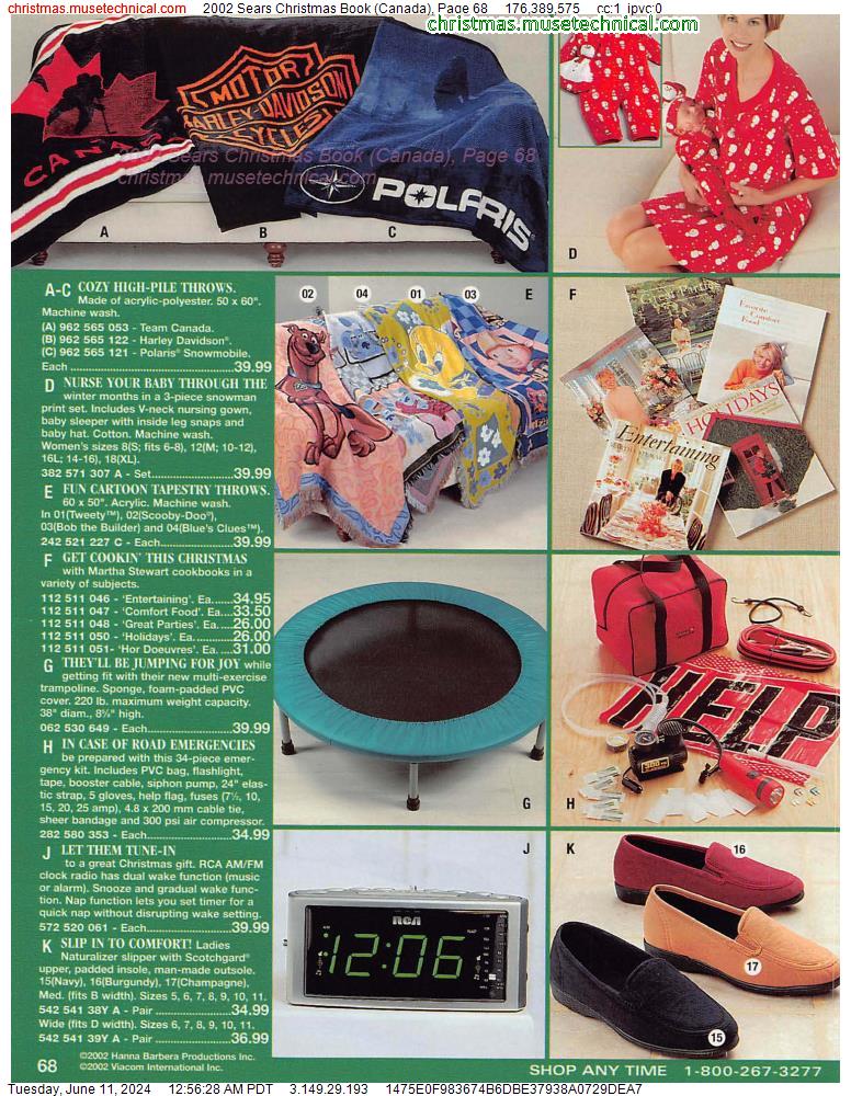 2002 Sears Christmas Book (Canada), Page 68