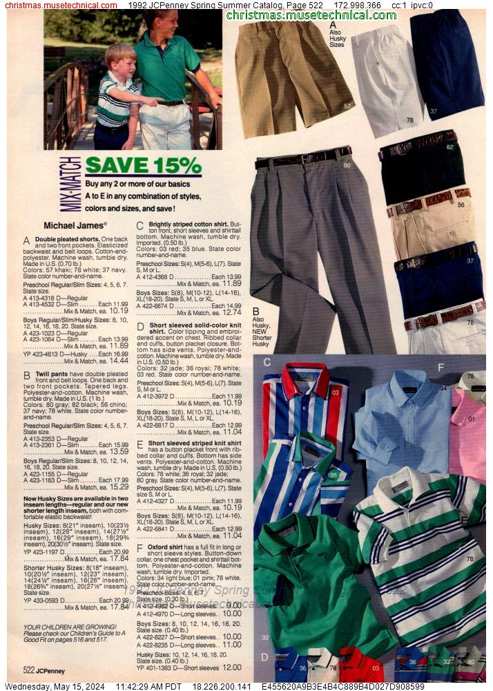 1992 JCPenney Spring Summer Catalog, Page 522