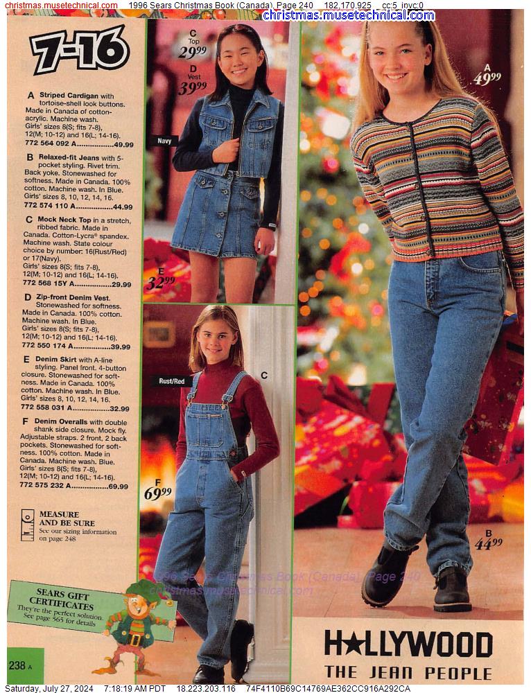 1996 Sears Christmas Book (Canada), Page 240