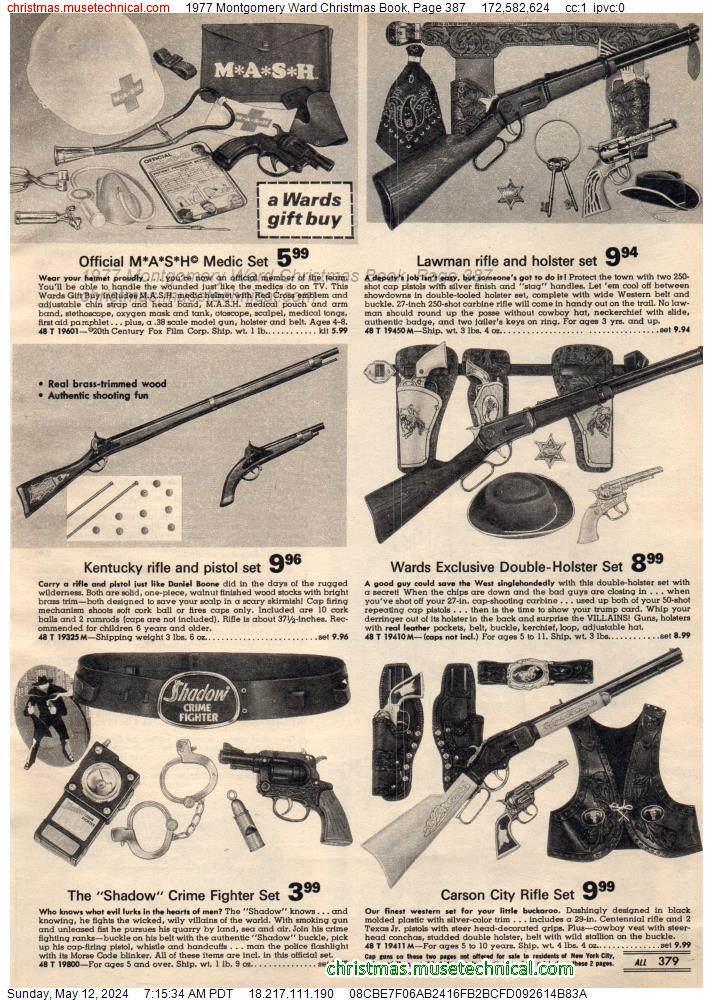 1977 Montgomery Ward Christmas Book, Page 387