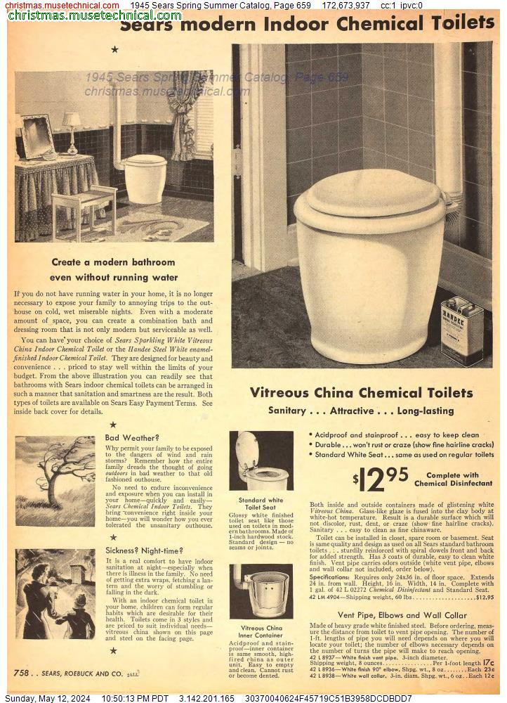 1945 Sears Spring Summer Catalog, Page 659