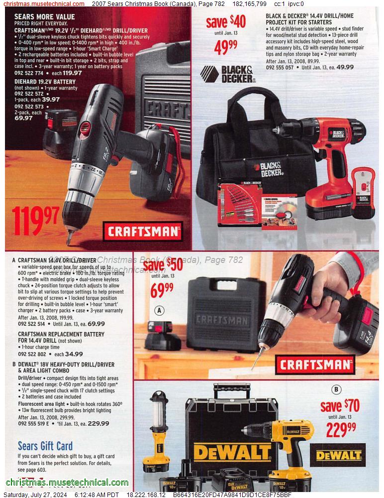 2007 Sears Christmas Book (Canada), Page 782
