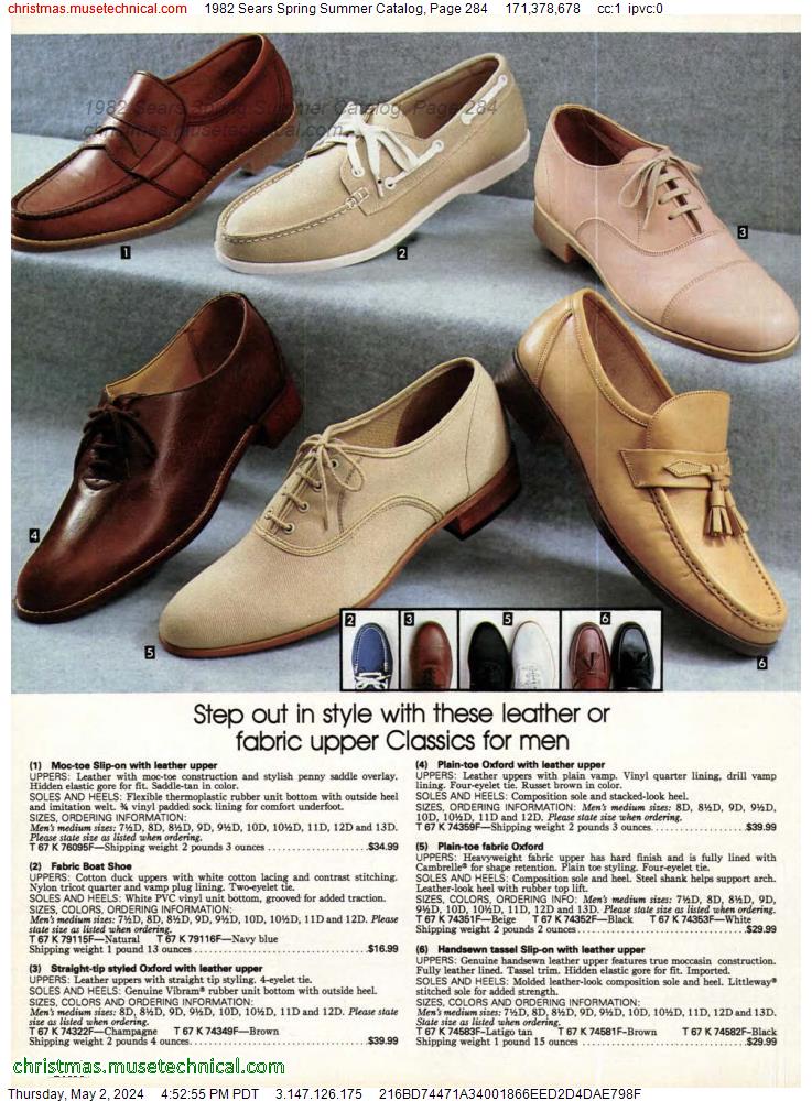 1982 Sears Spring Summer Catalog, Page 284