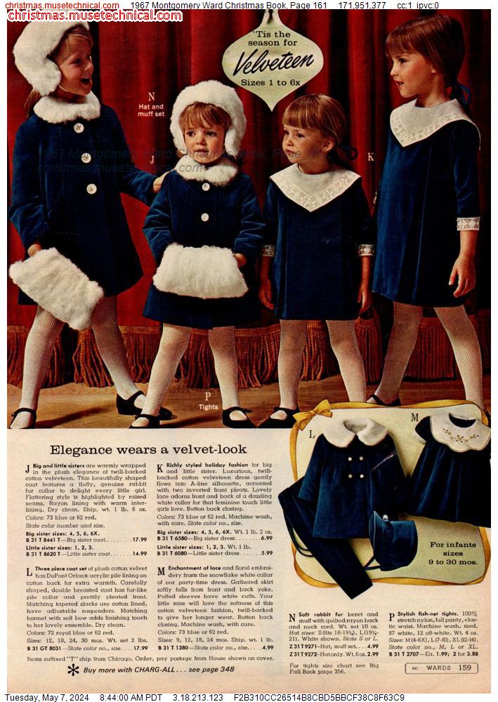 1967 Montgomery Ward Christmas Book, Page 161