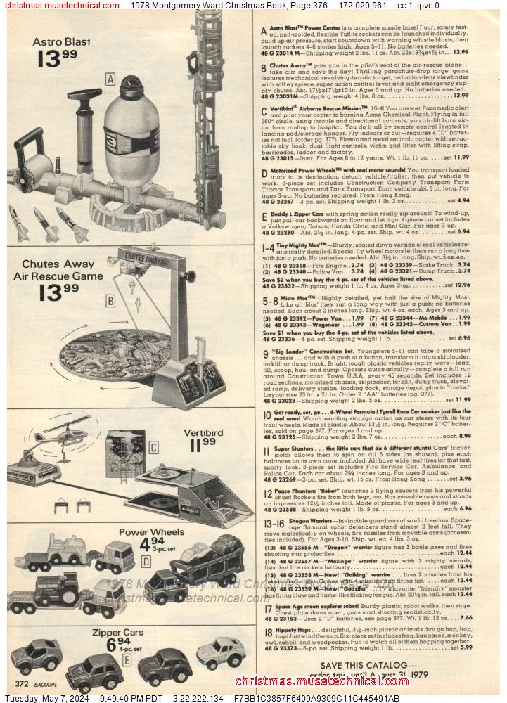1978 Montgomery Ward Christmas Book, Page 376
