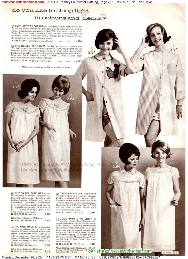 1963 JCPenney Fall Winter Catalog, Page 255