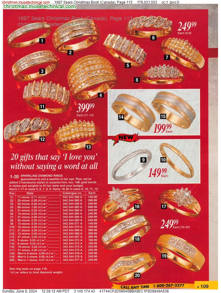 1997 Sears Christmas Book (Canada), Page 113