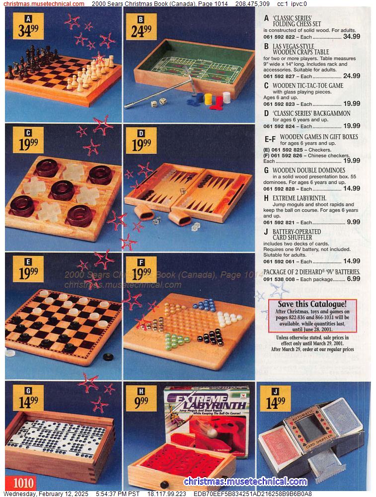 2000 Sears Christmas Book (Canada), Page 1014