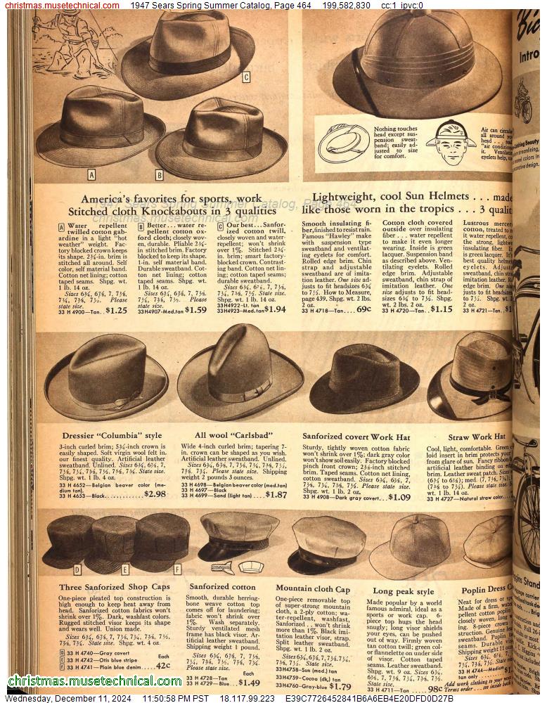 1947 Sears Spring Summer Catalog, Page 464