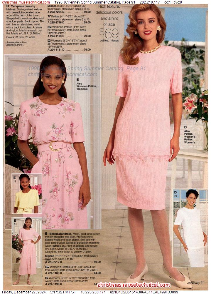 1996 JCPenney Spring Summer Catalog, Page 91