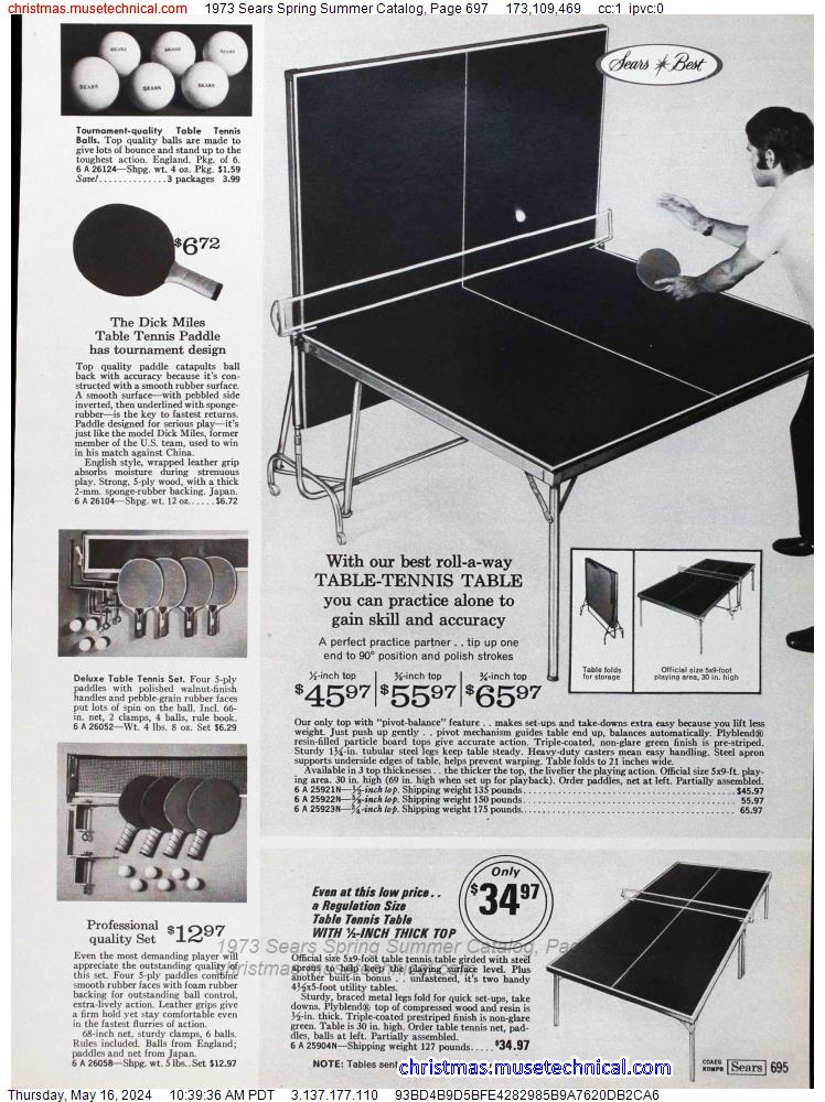 1973 Sears Spring Summer Catalog, Page 697