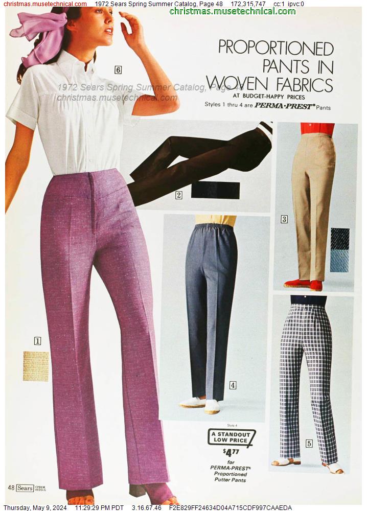 1972 Sears Spring Summer Catalog, Page 48