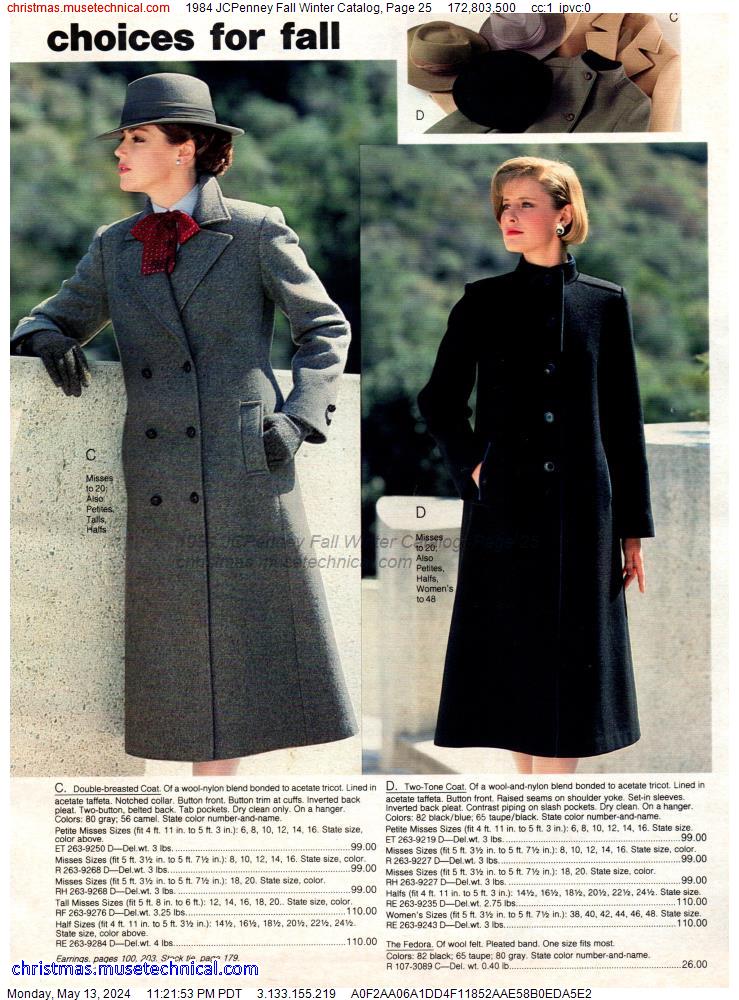 1984 JCPenney Fall Winter Catalog, Page 25