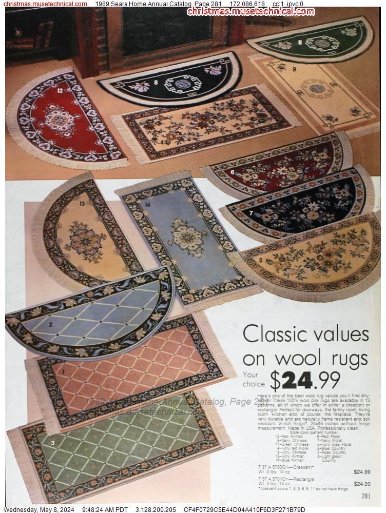 1989 Sears Home Annual Catalog, Page 281