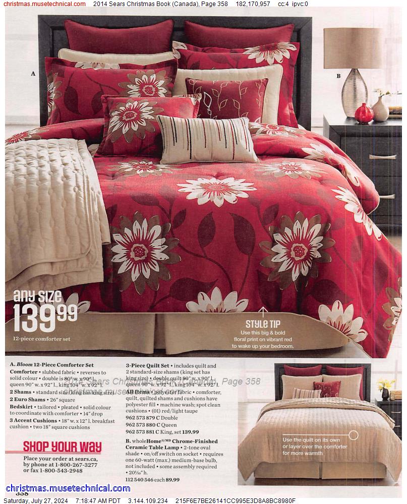 2014 Sears Christmas Book (Canada), Page 358