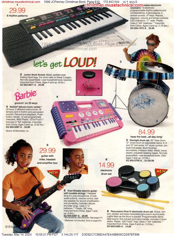 1998 JCPenney Christmas Book, Page 610