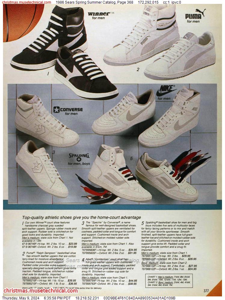 1986 Sears Spring Summer Catalog, Page 368