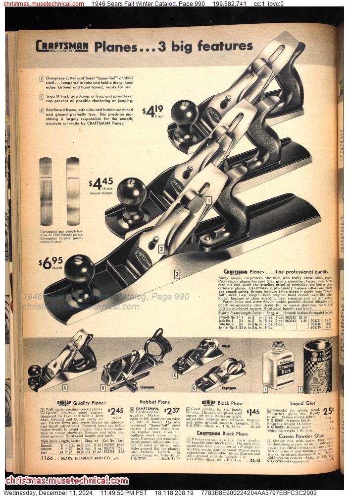 1946 Sears Fall Winter Catalog, Page 990