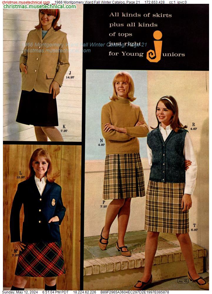 1966 Montgomery Ward Fall Winter Catalog, Page 21