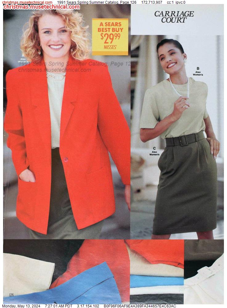 1991 Sears Spring Summer Catalog, Page 126