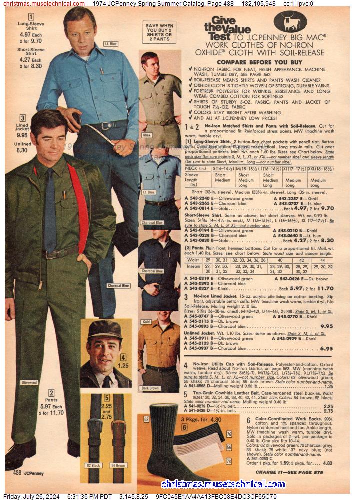 1974 JCPenney Spring Summer Catalog, Page 488