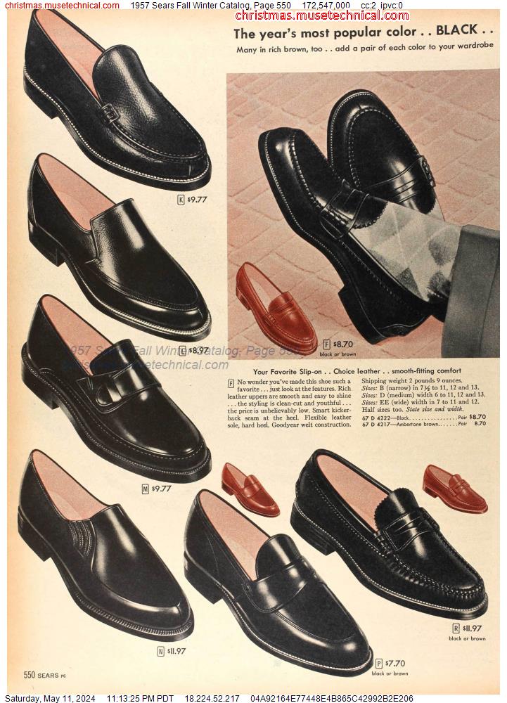 1957 Sears Fall Winter Catalog, Page 550