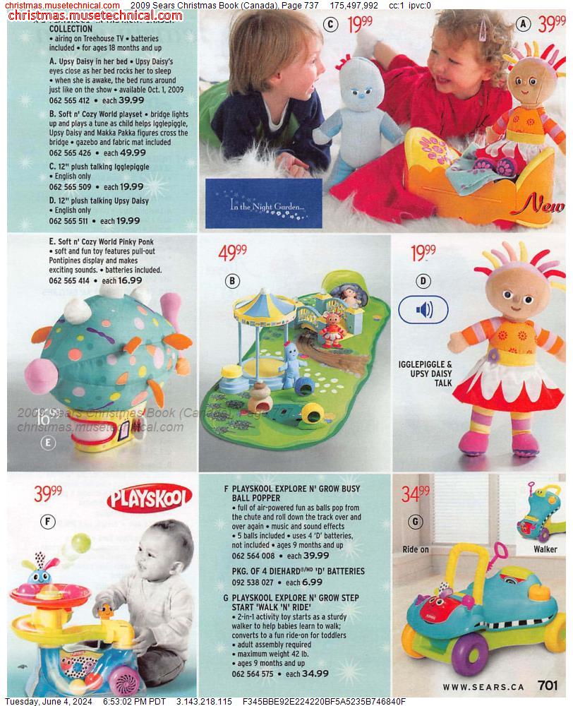 2009 Sears Christmas Book (Canada), Page 737